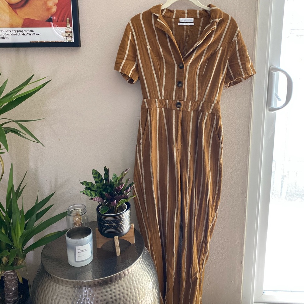 Urban Outfitters yellow jumpsuit